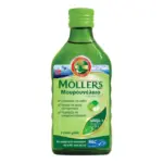 Moller’s Μουρουνέλαιο Apple Παραδοσιακό Μουρουνέλαιο σε Υγρή Μορφή με Γεύση Μήλο 250ml