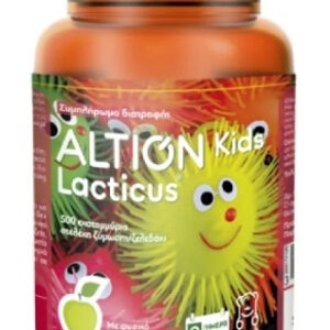Altion Kids Lacticus Food Supplement (Green Apple Flavor) 60τμχ